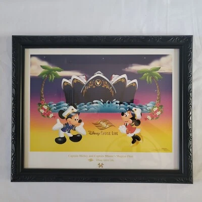 Disney Cruise Line LE Concierge Don Ducky Williams Litografía 2022 Flota Mágica Foto 1 de 4