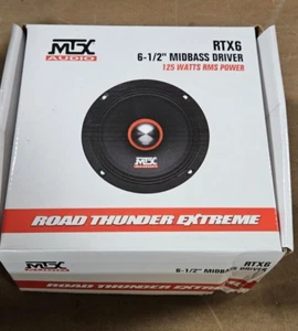 MTX Thunder RTX6 6.5” 125 Watt RMS 4-Ohm Mid-bass/Midrange Car/Pro Audio Speaker - Picture 1 of 2