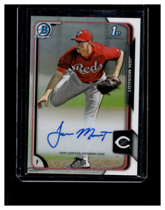 2015 Bowman Chrome #BCAP-JMO Jon Moscot Prospect Autographs Refractors