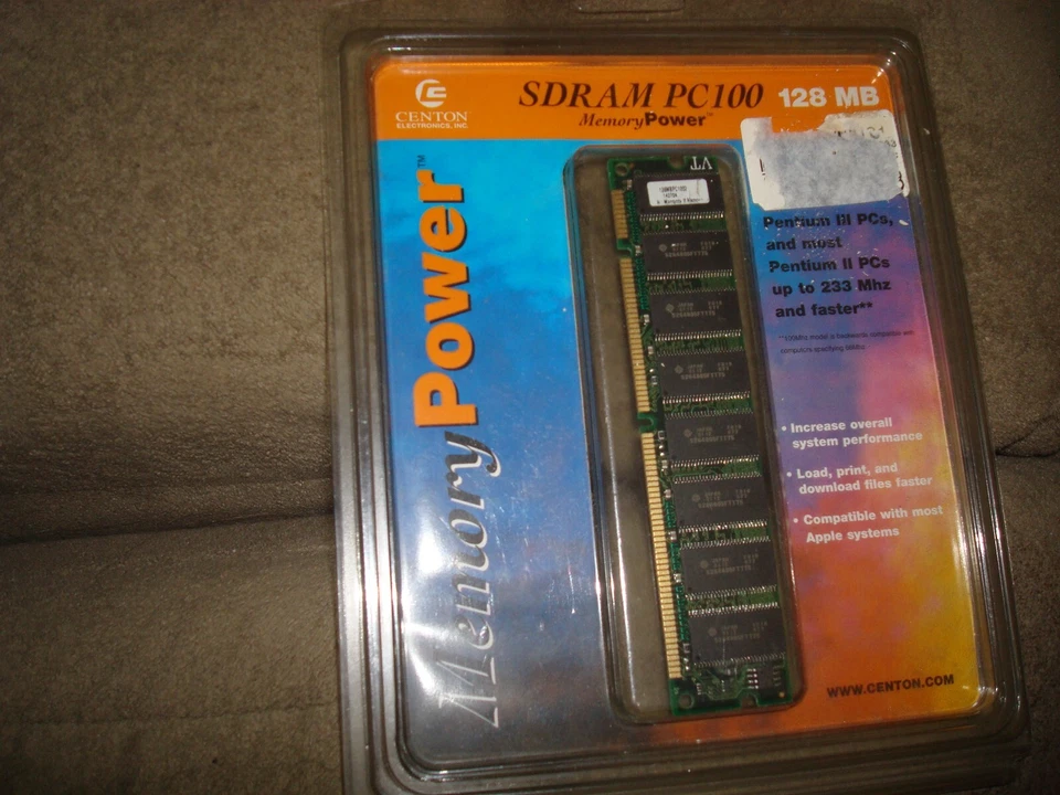 CENTON SDRAM PC100 128MB MEMORY POWER - Image 1 of 3