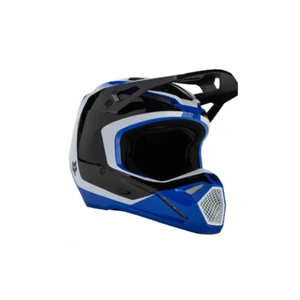 2024 Fox V1 Nitro Motocross Helmet Blue Adults - Picture 1 of 2