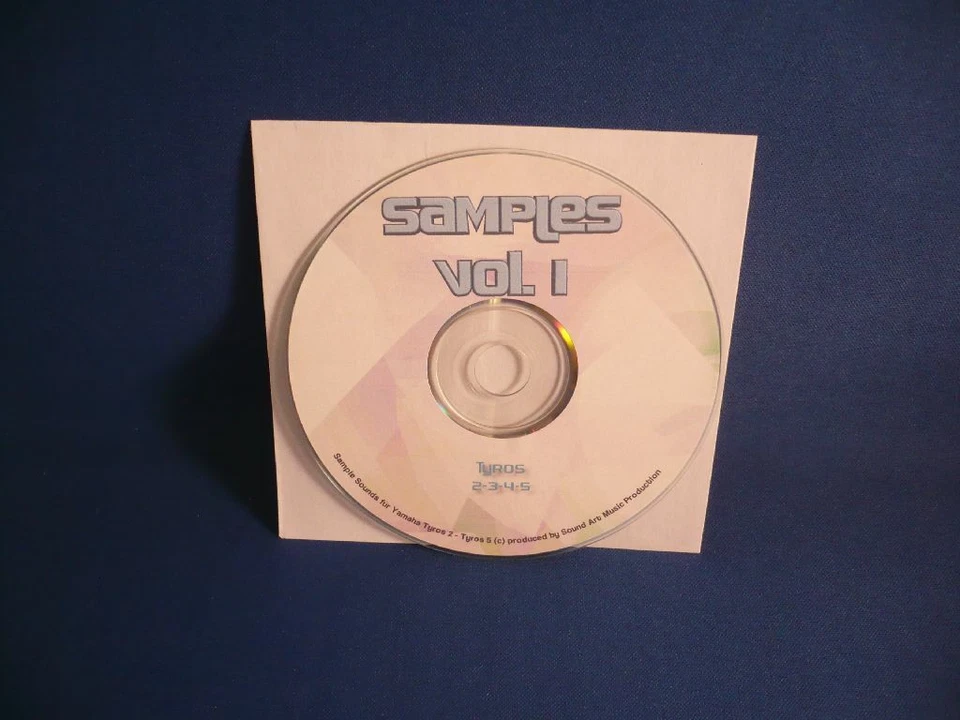 Yamaha Tyros 2/3/4/5 - 7 5 échantillons sonores "Vintage des années 90" MEGA CD !!! - Photo 1/1