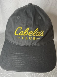 Cappellino da baseball Cabela's Club ricamato fibbia regolabile grigio taglia unica - Foto 1 di 3
