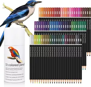 72 Coloured Pencils Set for Adult, Quality Soft Core, Oil Based Colouring Penci - Picture 1 of 6