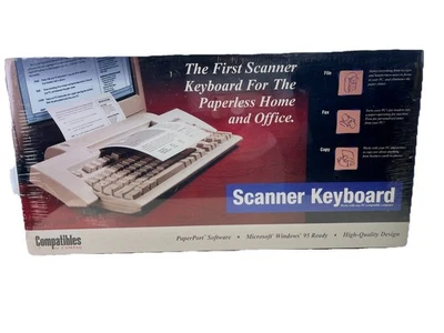 Vintage Scanner Keyboard By Compatibles By Compaq ( 1996 ) New Sealed - Image 1 of 4