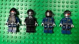 Lot of 4 Robo SWAT Minifigures Super Secret Police The Lego Movie Executron - Picture 1 of 1