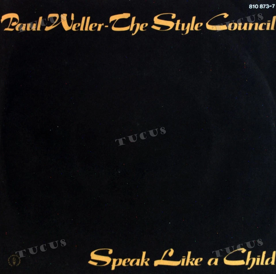 Paul Weller - The Style Council - Speak Like A Child 7" (VG+/VG+) '* - Image 1 of 1
