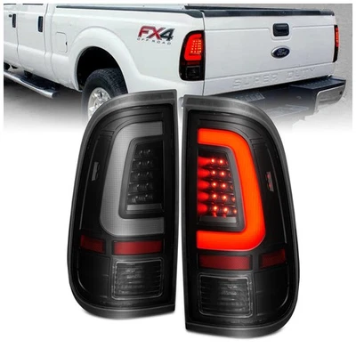 Lámpara trasera LED Anzo 311379 para Ford F-250 2008-2016 izquierda y derecha negra ahumada Foto 1 de 4