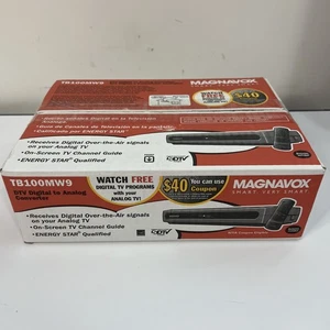 Magnavox TB100MW9 DTV Digital To Analog Converter Box w/ Remote NEW - Picture 1 of 5
