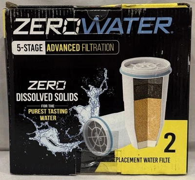 Zerowater Replacement Filters for Pitchers (2 Pack) Zero Water - Image 1 of 4