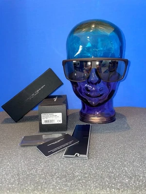 NUEVAS GAFAS DE SOL DISEÑO PORSCHE P8597D MARRÓN MATE MARCOS CUADRADOS CON LENTES ÁMBAR Foto 1 de 4