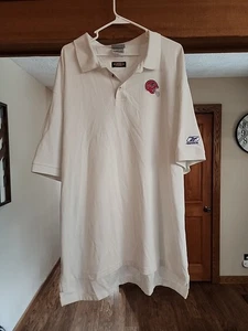 Vintage Buffalo Bills Polo Shirt Reebok Mens XXL Embroidered White EUC Retro - Picture 1 of 10
