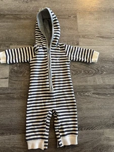 ME & HENRY Kingston Mameluco a Rayas Bunting Una Pieza Bebé Niño Talla 0-3 Meses - Imagen 1 de 5