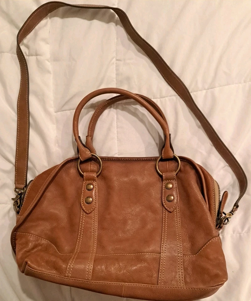 FRYE Cartera de Cuero Caramelo Bolso de Hombro Cartera - Excelente SIN DEFECTOS Foto 1 de 4