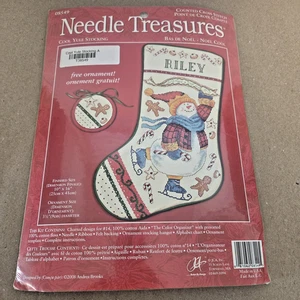 Weihnachten Nadelschätze Cool Yule Strumpf gezählt Kreuzstich 08549 NEU - Bild 1 von 3