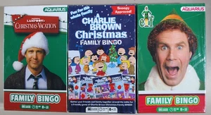 Weihnachten FAMILIE BINGO 3er-Pack (ELF, CHARLIE BROWN, URLAUB) - NEU VERSIEGELT - Bild 1 von 7