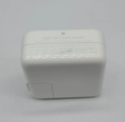 Apple 30W A2164 USB-C Power OEM Adapter for MacBook Air iPhone iPad 20V - Image 1 of 4