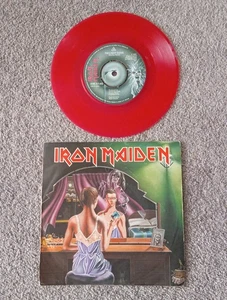Iron Maiden - Twilight Zone / Wrathchild  7” RED Vinyl Single Record  Uk 1981 - Picture 1 of 6