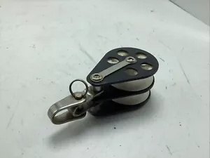 Schaefer Double Aluminum Block - Marine Sailboat & Yacht - Picture 1 of 8