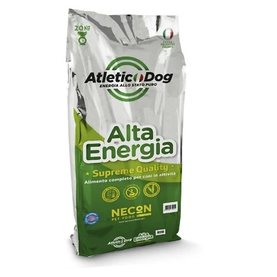 AtleticDog Alta Energia Mangime Cibo per Cani Adulti Sportivi Confezione 20kg - Immagine 1 di 4