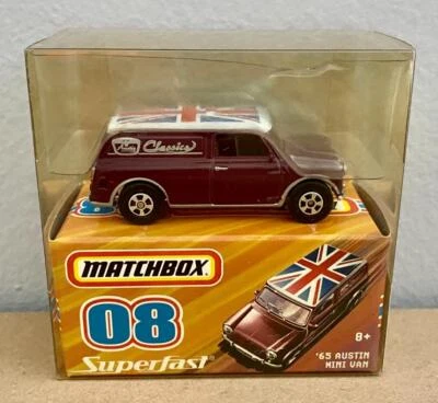 2008 Matchbox Superfast '65 Austin Mini Van Factory Sealed - Image 1 of 2