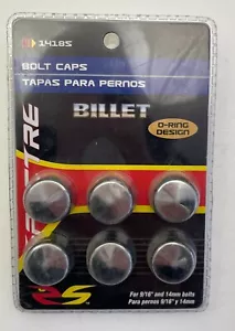 GORRAS DE PERNOS BILLET / CUBIERTAS DE PERNOS para 9/16" + 14mm PERNOS ESPECTRO 14185 PAQUETE DE 6 - Imagen 1 de 2