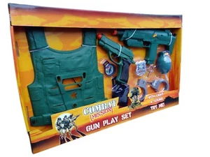 Combat Set Army Base Squad For Children Kids Soldier Toy Play Pretend Costume - Picture 1 of 7