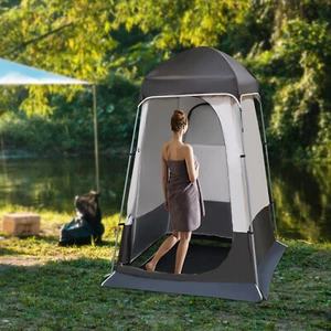 Pop-Up Privacy Tent,Portable Outdoor Hiking Camping Shower Toilet Tents - Picture 1 of 19