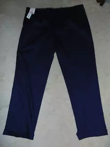 NWT ROUNDTREE & YORKE TOTAL FLEX MEN'S NAVY BLUE PLEATED PANTS - 48W X 34L - Picture 1 of 6