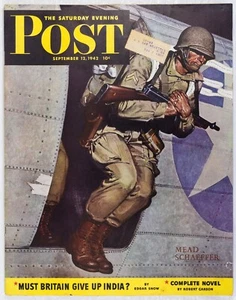 SEPT 12 1942 WW2 Paratrooper SATURDAY EVENING POST FULL MAG XF M466 - Picture 1 of 18