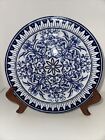 Antique B.W.M & Co Teutonic Plate/ Bowl White & Blue  10” Made In England