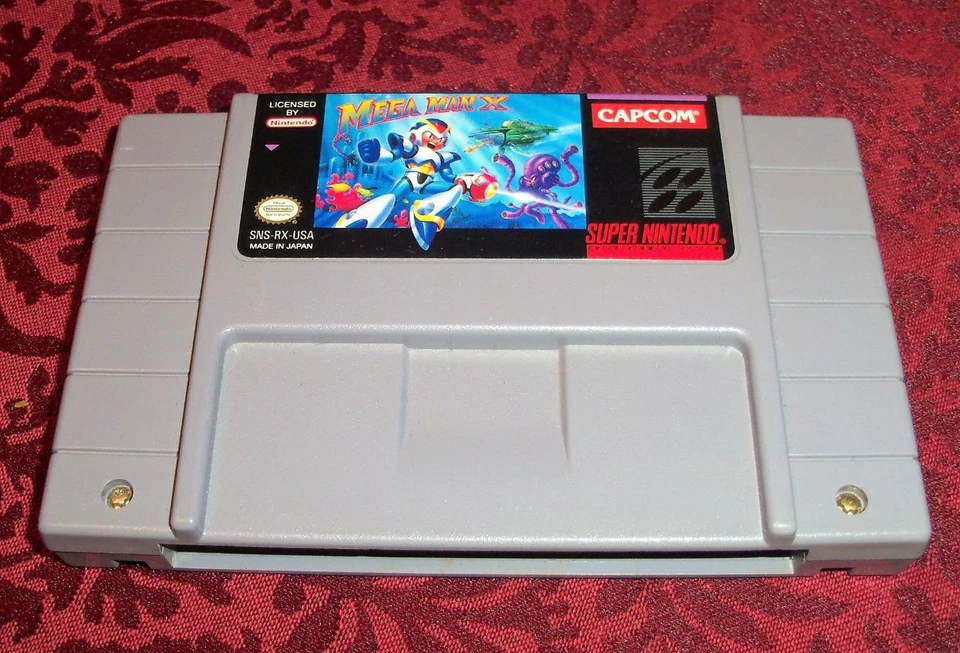 MEGA MAN X Original Super Nintendo SNES Game Tested 1993 Capcom Japan - Image 1 of 1