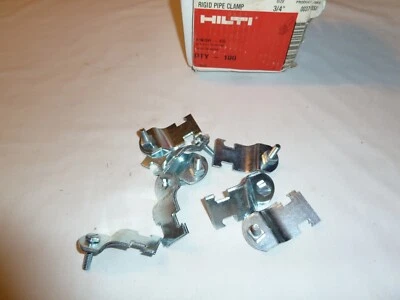 Rigid Pipe Clamp for Unistrut Channel Electro Galvanized 3/4" 98 Pcs - Image 1 of 2