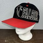 Vintage 90's Atlanta Falcons NFL Apex Black And Red Logo Spell out Hat (RARE)