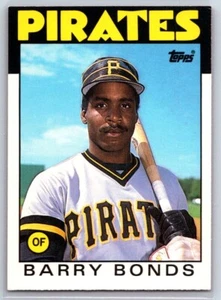 BARRY BONDS - 1986 Topps #T11 - CENTERED - SHARP CORNERS - ROOKIE Card 9 - Picture 1 of 2