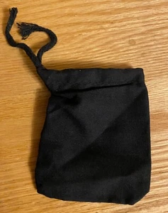 NEW Environmental- Biodegradable 3"x4" Drawstring bags- Black- 100 count Classic - Picture 1 of 10