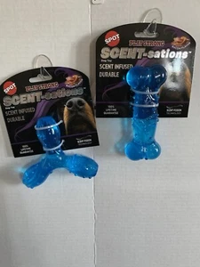 2 Scent Infused Durable Vinyl Dog Chewer(  BACON FLAVOR ) - Picture 1 of 7