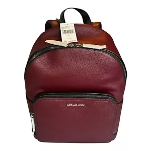 Michael Kors Men's Cooper Commuter Backpack Pebble Leather-Oxblood (Brand New) - Picture 1 of 1
