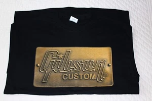 GIBSON CUSTOM SHOP BRAND NEW UNWORN ORIGINAL MERCH T SHIRT ! M SIZE - Foto 1 di 3