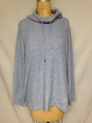 Ideology Cowl-Neck Tulip-Hem Top 100042638MS  Blue XL 1X, 2X 3X NWT - Image 1 of 4