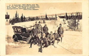 Portland OR 1924 Buick Mt Hood Government Camp Howard Auto RPPC Postcard - Picture 1 of 2