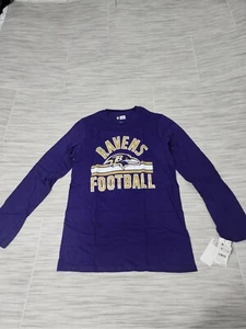 NWT NFL TEAM Apparel Baltimore Ravens Long Sleeve Purple T-Shirt Mens S - Picture 1 of 6