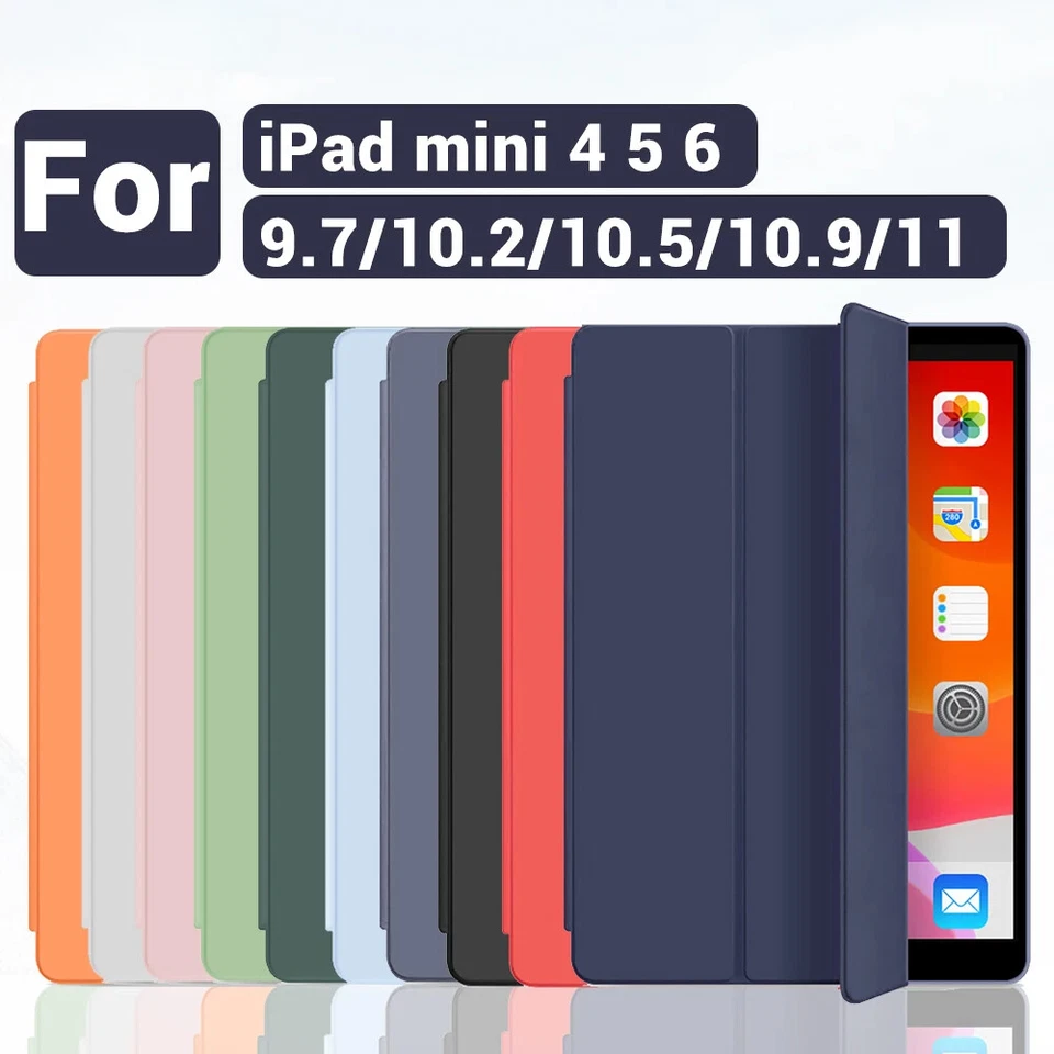 Ultra Thin Case for ipad Pro 2024 Air 1/2/6 / ipad 2/3/4/5/6 9.7 11" Smart Cover - Image 1 of 4
