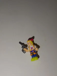 Vintage Mighty Max Miniature Figure with  Red Hat Blaster Backpack  - Picture 1 of 2