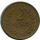 2 Pesos 1977 Colombia Coin #Ar921u