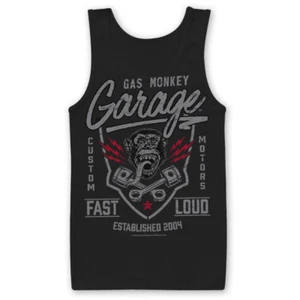 Official Licensed Gas Monkey Garage - Fast and Loud Men's Tank Top/Vest S-XXL - Picture 1 of 3