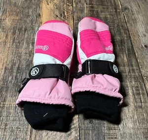 Outdoor Master Kids Girls Ski Gloves Rose Red XXXS - Picture 1 of 12
