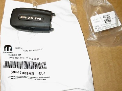 Mopar 68547359AB брелок передатчик 2019-2024 Ram 2500, Ram 3500 OEM, новый из старых запасов - Изображение 1 из 2