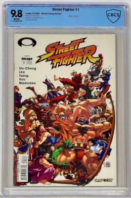 Street Fighter #1 Cover B Image 2003 CBCS 9.8 Arnold Tsang Variant Wraparound - Image 1 of 4