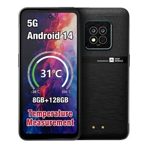 AGM X6 5G Rugged Mobile Phone 8+128G Android 14 6.78" 5000mAh FaceID Smartphone - Picture 1 of 8